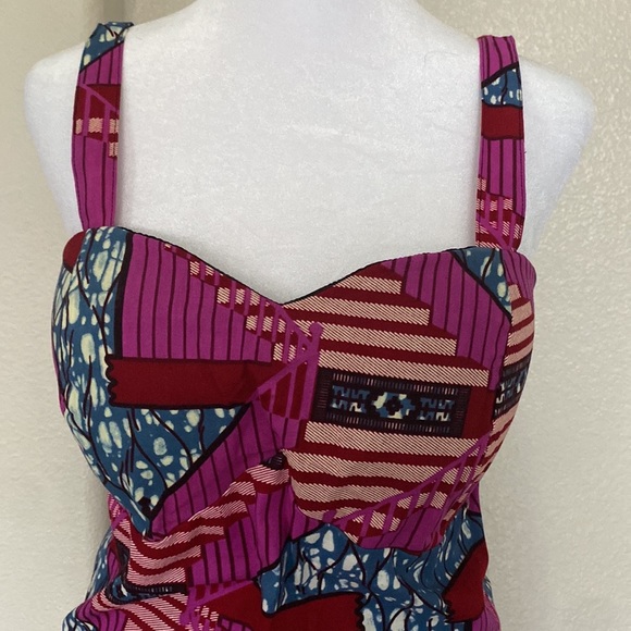 Ace Koture African Print Dress size medium - Picture 8 of 10